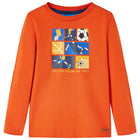 Kids long sleeve shirt 128 orange