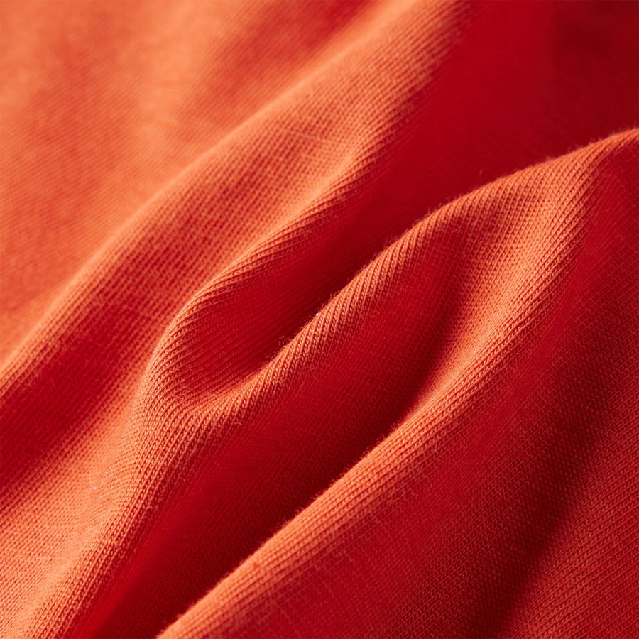 Kindershirt met lange mouwen 128 oranje 128