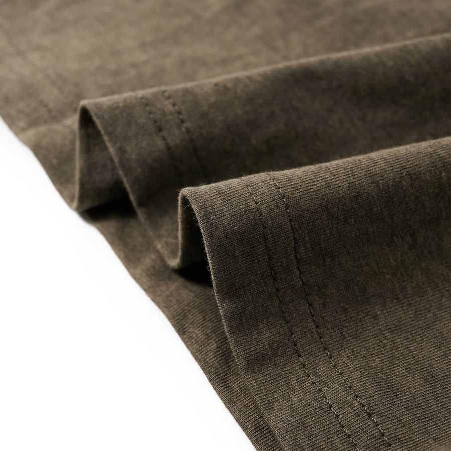 Kindershirt met lange mouwen 116 gemêleerd kakikleur Kaki 116