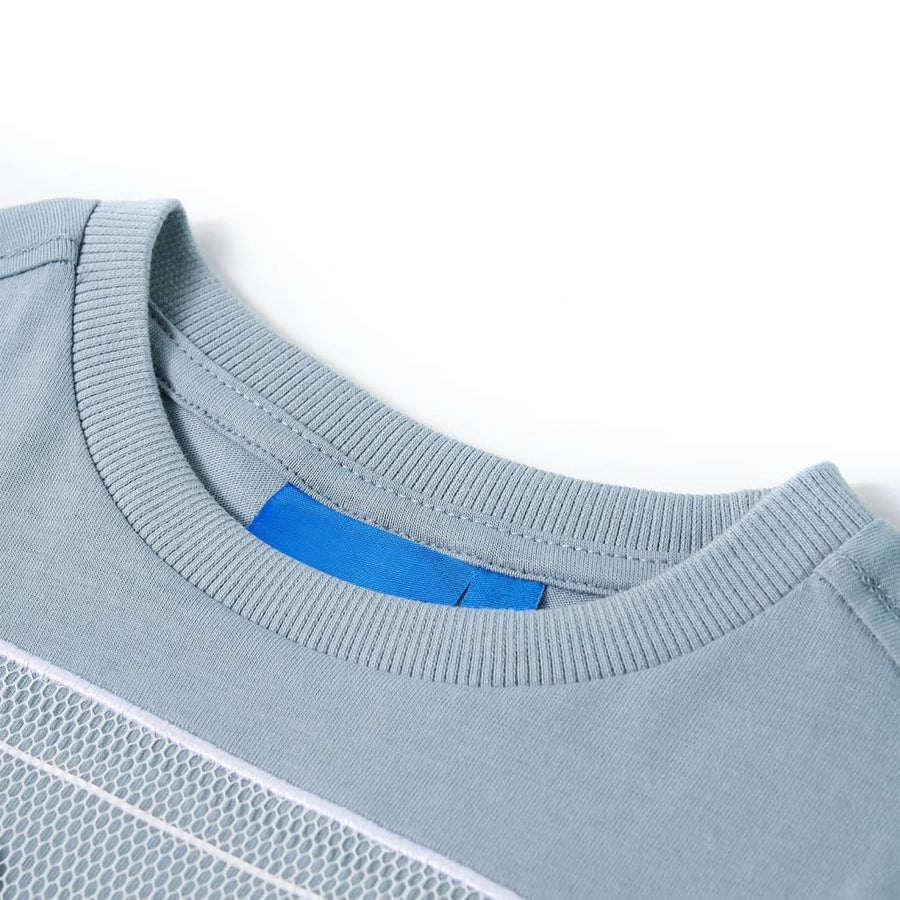 Kindershirt met lange mouwen 92 lichtblauw Blauw