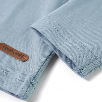 Kindershirt met lange mouwen 104 lichtblauw Blauw