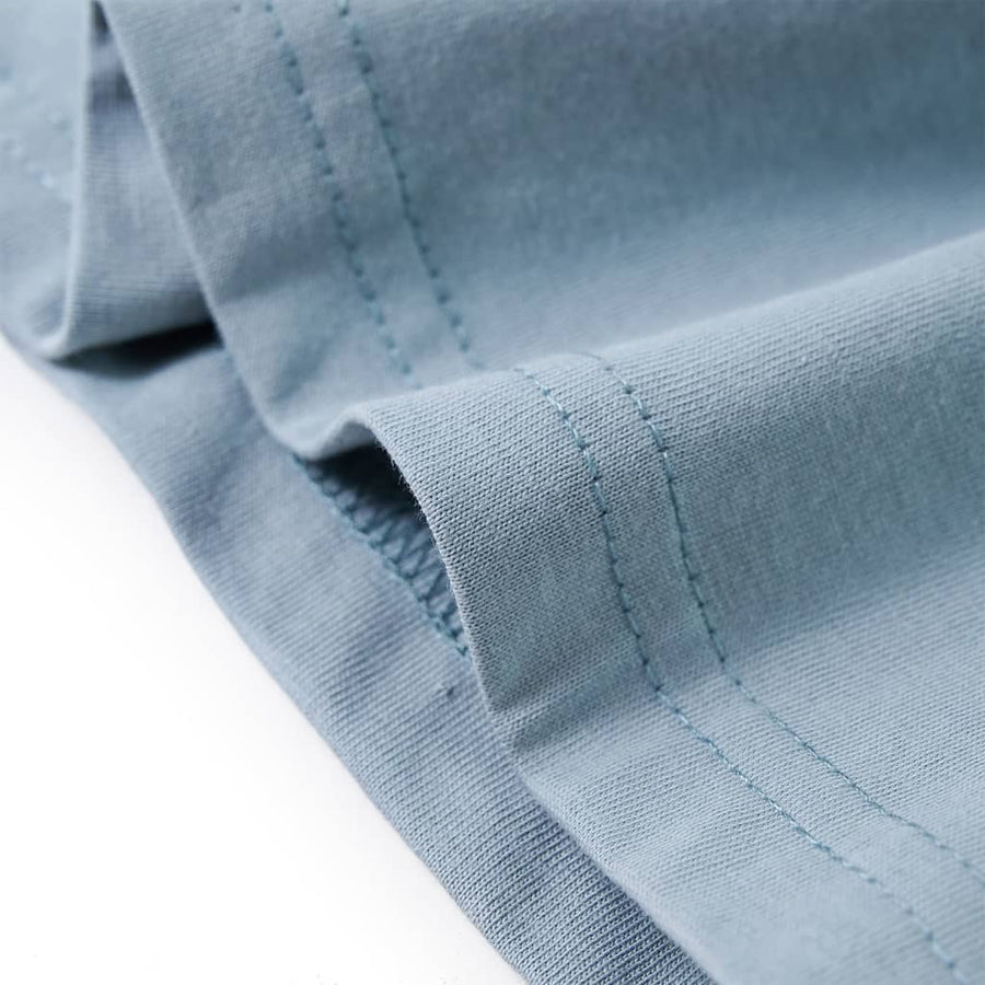 Kindershirt met lange mouwen 128 lichtblauw Blauw