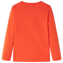 Kindershirt met lange mouwen 104 feloranje orange