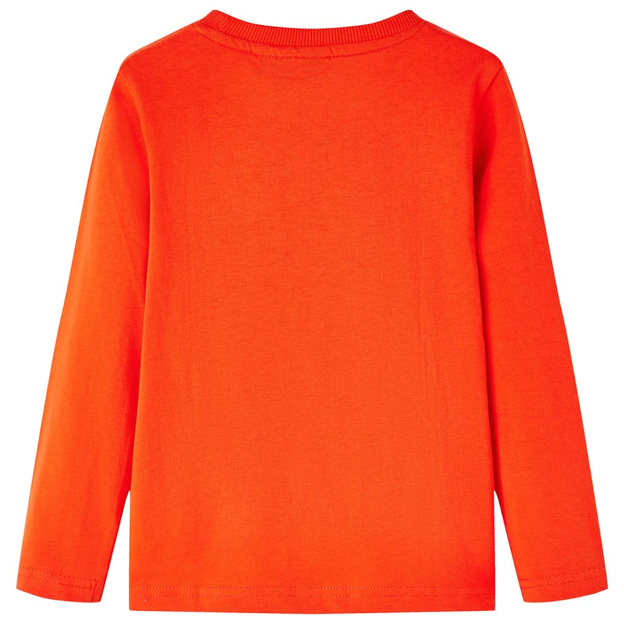 Kindershirt met lange mouwen 116 feloranje 116