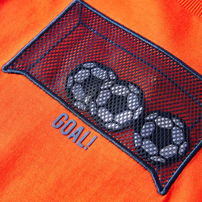 Kindershirt met lange mouwen 116 feloranje 116