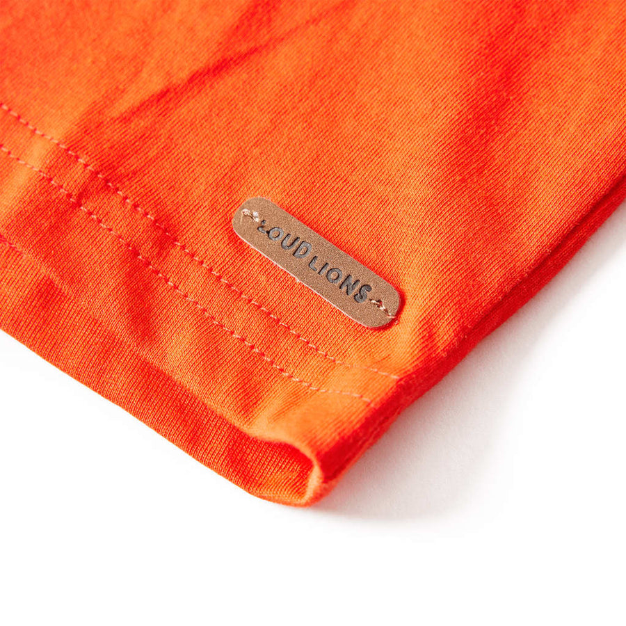 Kindershirt met lange mouwen 116 feloranje 116