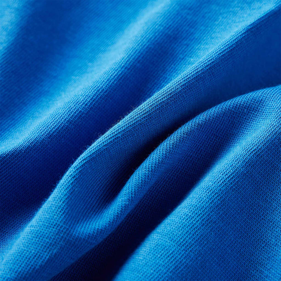 Kindershirt met lange mouwen 140 kobaltblauw Blauw 140