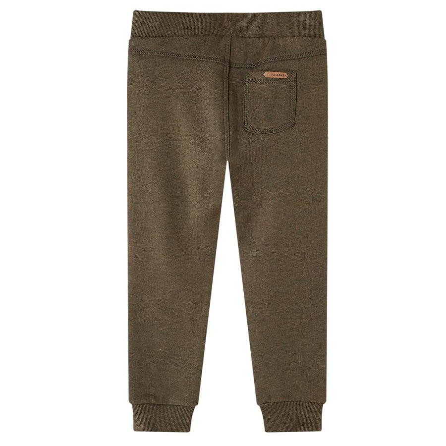 Kinderjoggingbroek 104 gemêleerd kakikleurig 104