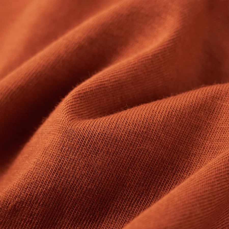 Kindershirt met lange mouwen 116 oranjebruin 116