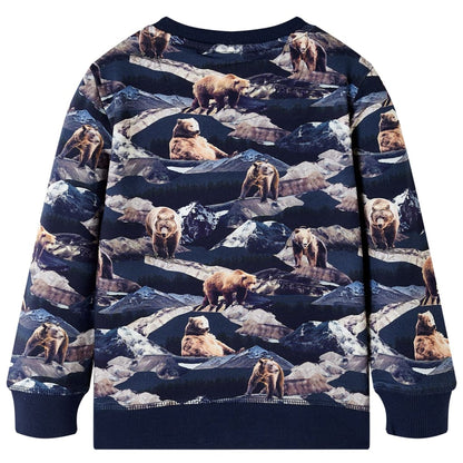 Kindertrui 128 marineblauw 128