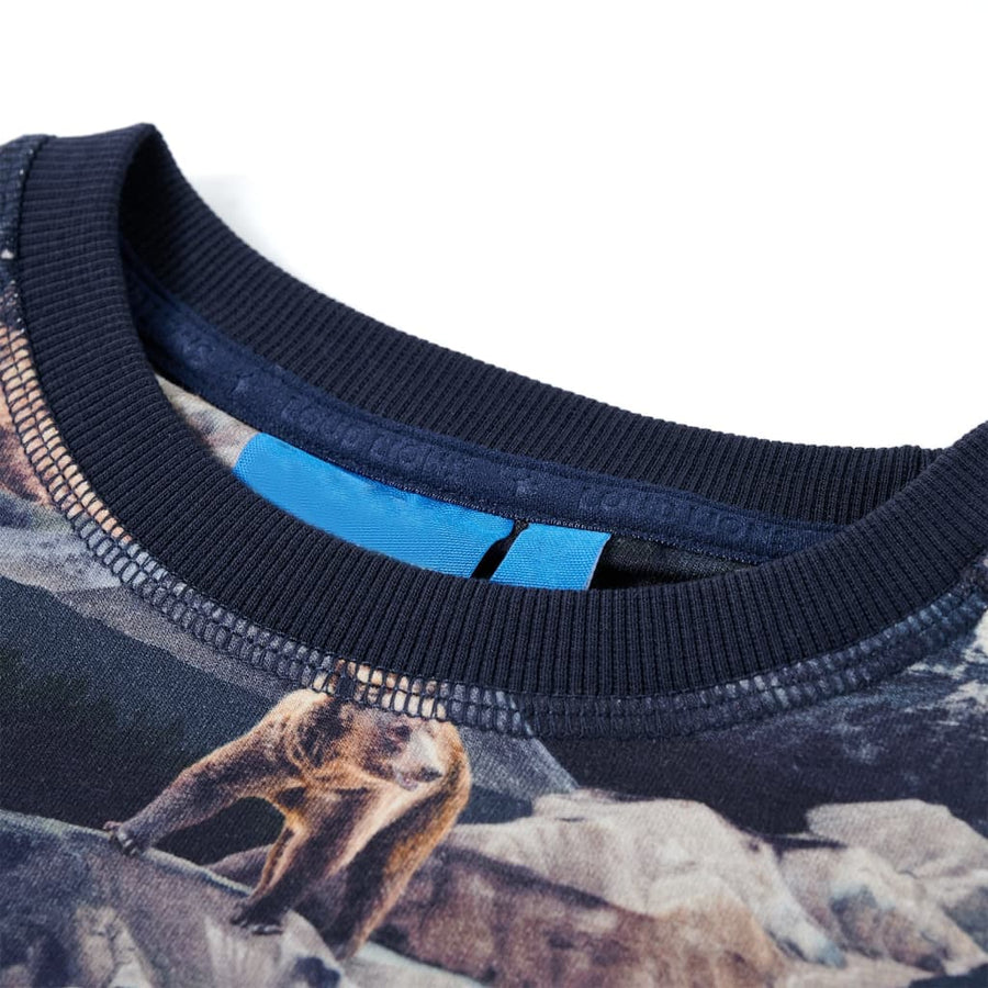 Kindertrui 128 marineblauw 128