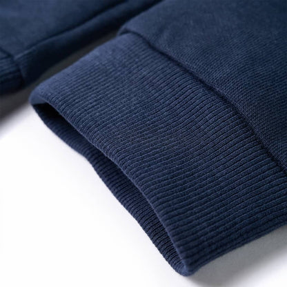 Kinderjoggingbroek 92 gemêleerd marineblauw Marineblauw