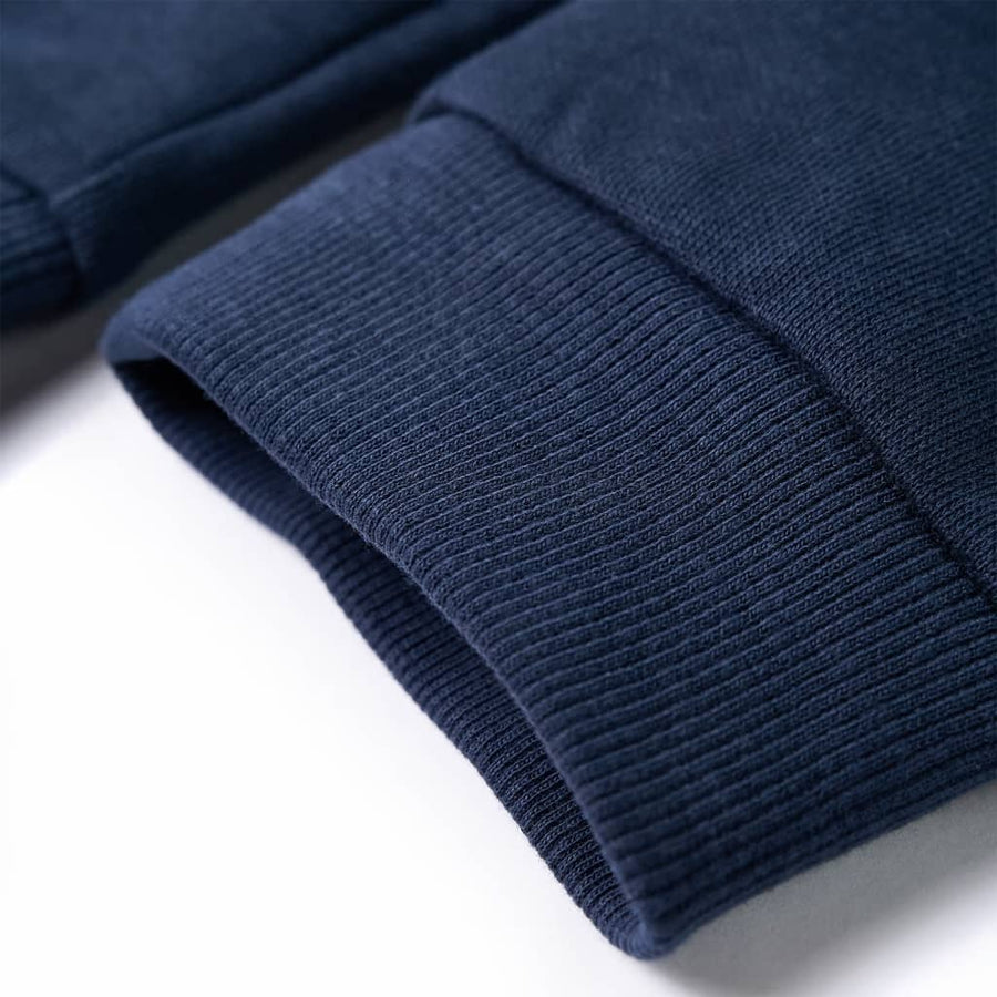 Kinderjoggingbroek 92 gemêleerd marineblauw Marineblauw