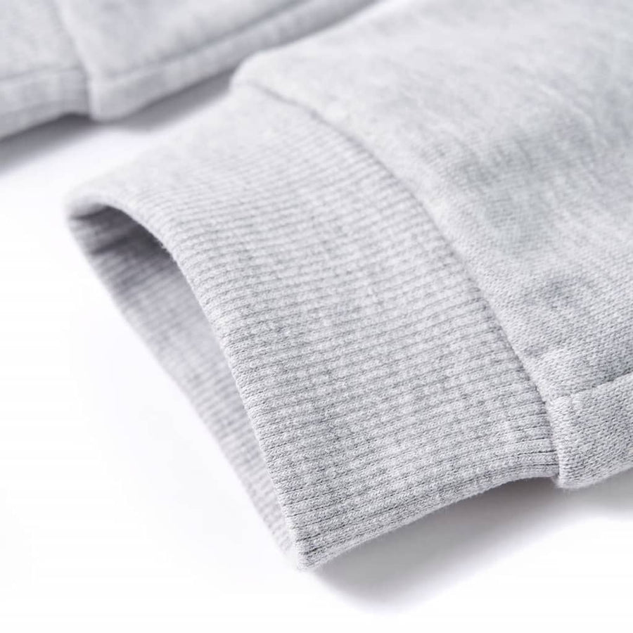 Kinderjoggingbroek 92 gemêleerd grijs Grijs 92