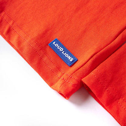 Kindershirt met lange mouwen 104 felroranje