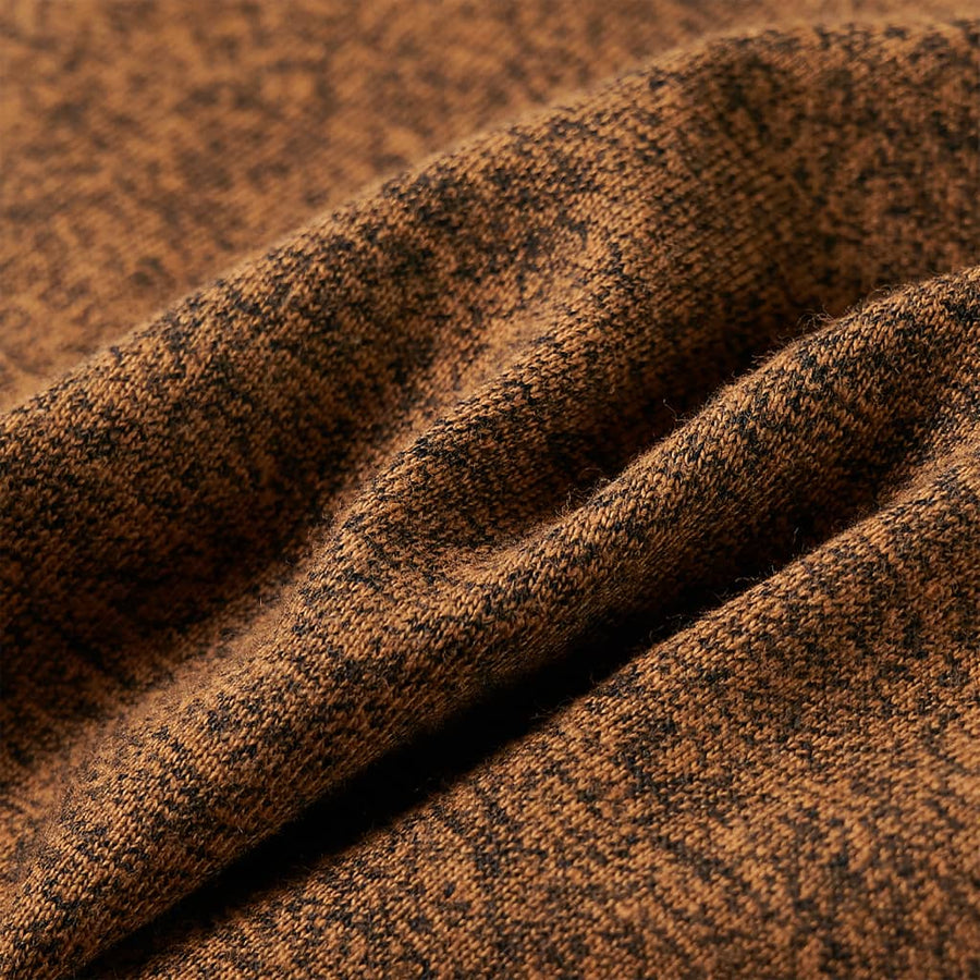 Kindershirt met lange mouwen 104 gemêleerd cognackleur Cognac