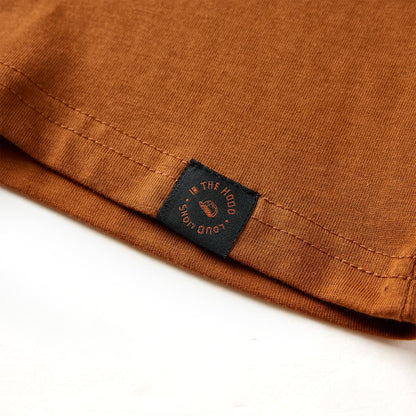 Kindershirt met lange mouwen 116 cognackleurig Cognac 116