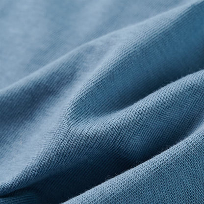 Kindershirt met lange mouwen 92 medium blauw Blauw