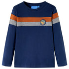 Children's long-sleeve shirt 116 navy