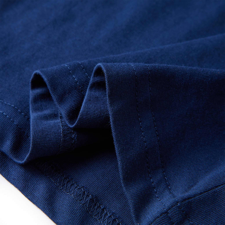 Kindershirt met lange mouwen 104 marineblauw Marineblauw 104