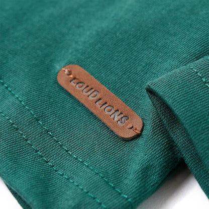 Kindershirt met lange mouwen 116 groen Groen 116