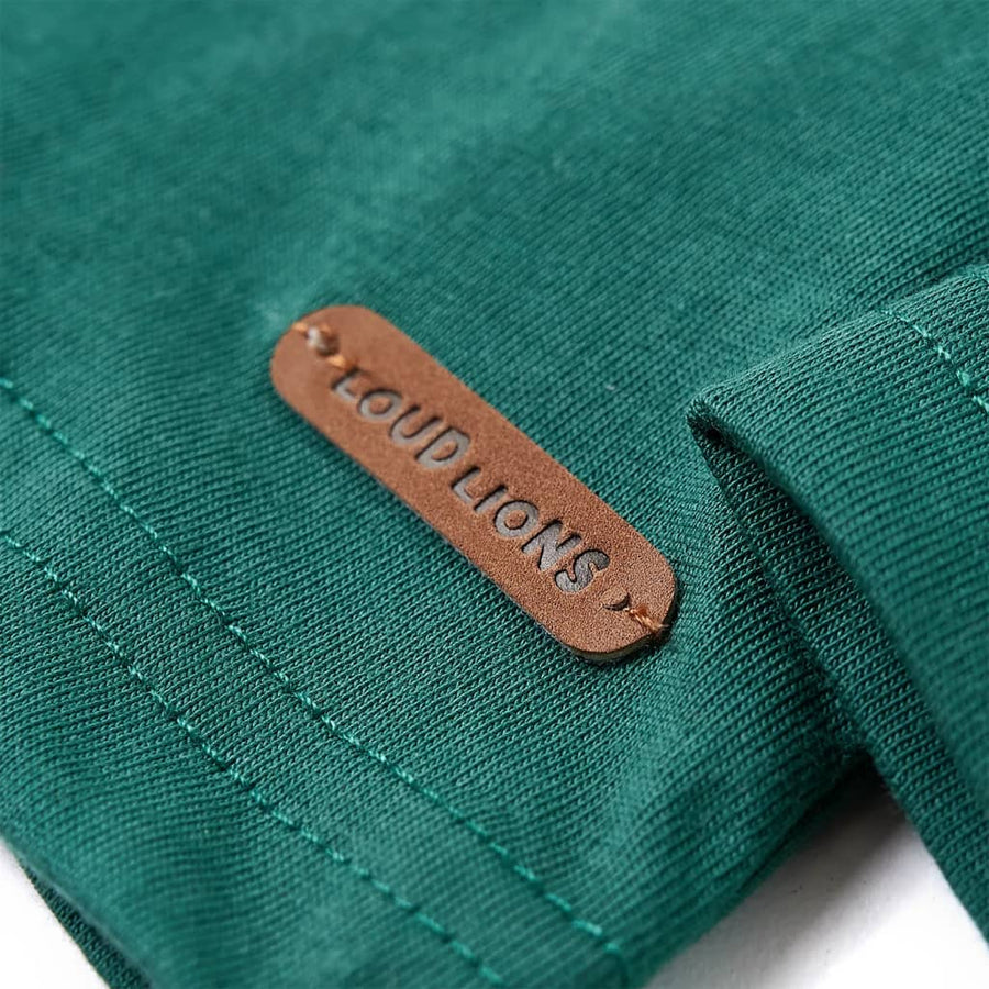 Kindershirt met lange mouwen 116 groen Groen 116