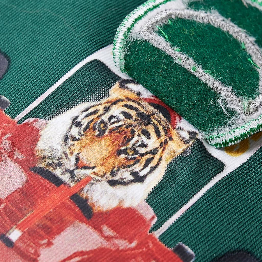Kindershirt met lange mouwen 128 groen Groen 128