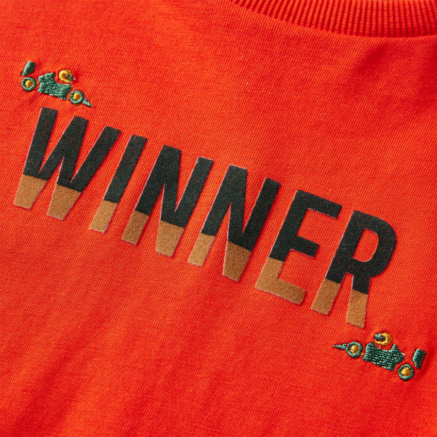 Kindershirt met lange mouwen 104 felroranje orange 104