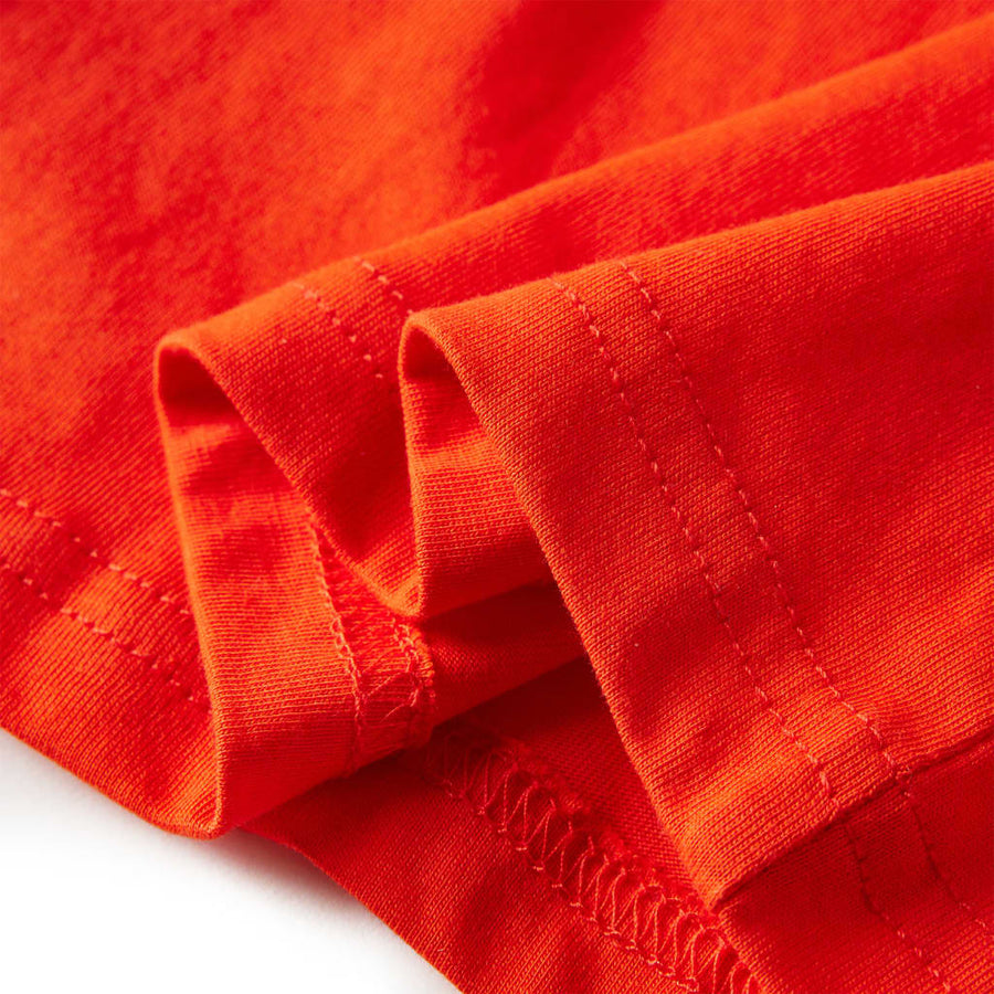 Kindershirt met lange mouwen 104 felroranje orange 104