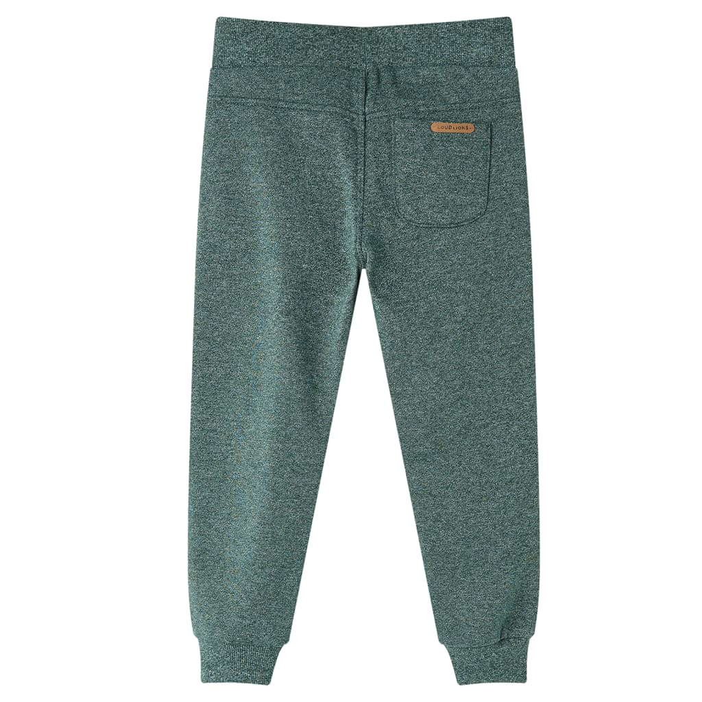 Kinderjoggingbroek 92 donkergroen Donkergroen