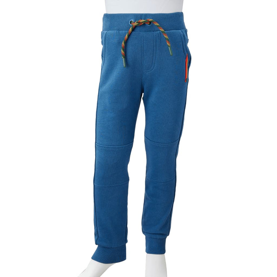 Kinderjoggingbroek 92 blauw Blauw 92
