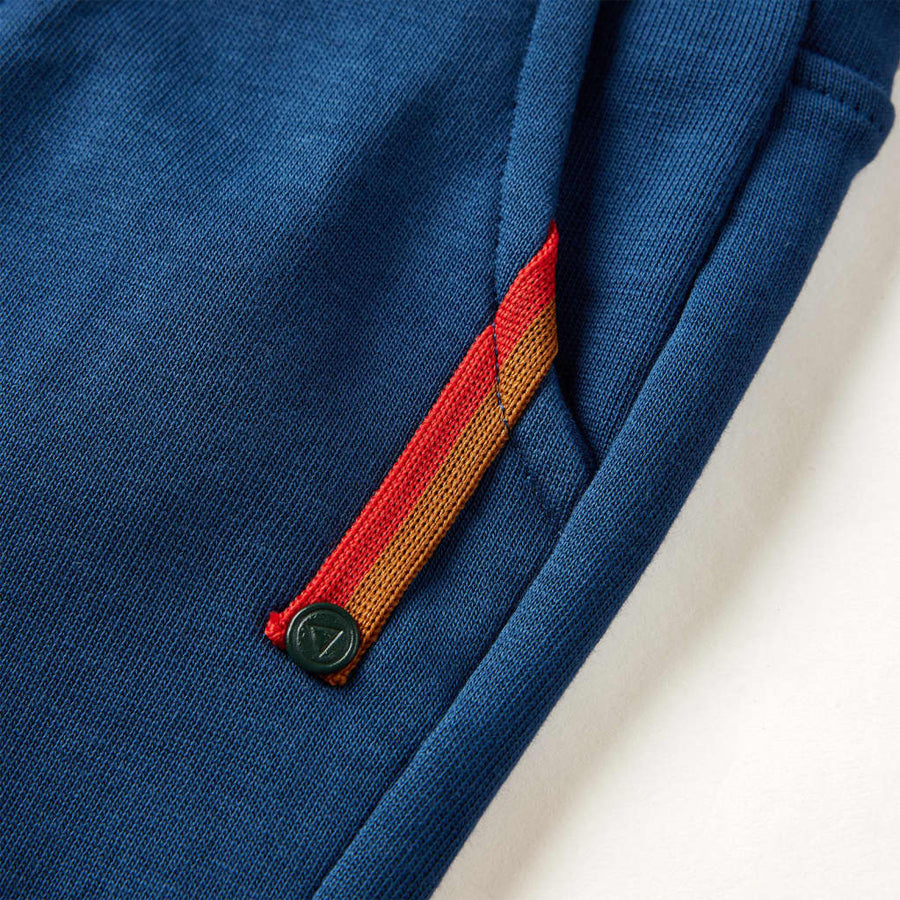 Kinderjoggingbroek 104 blauw Blauw