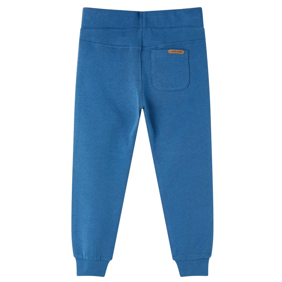 Kinderjoggingbroek 128 blauw Blauw