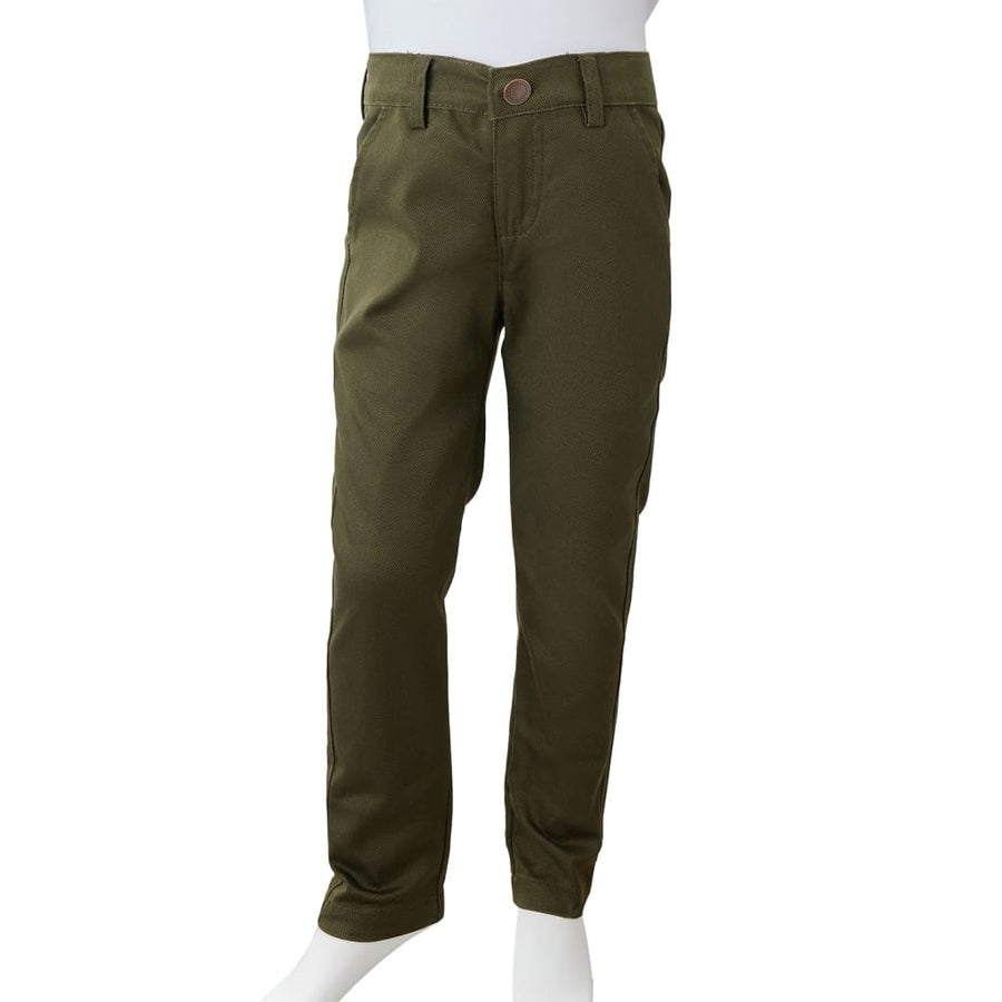 Kinderbroek 92 kakikleurig Kaki 92