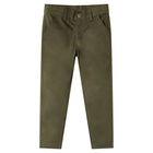 Kinderbroek 116 kaki katoen polyester