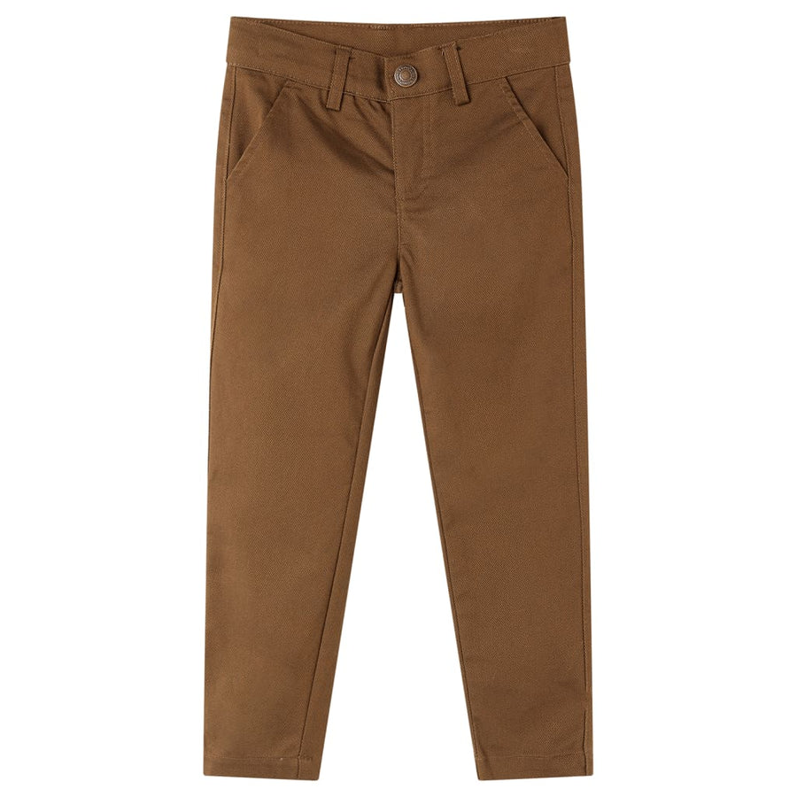 Kinderbroek 128 cognackleurig Cognac 128