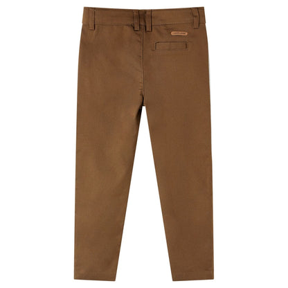 Kinderbroek 128 cognackleurig Cognac 128