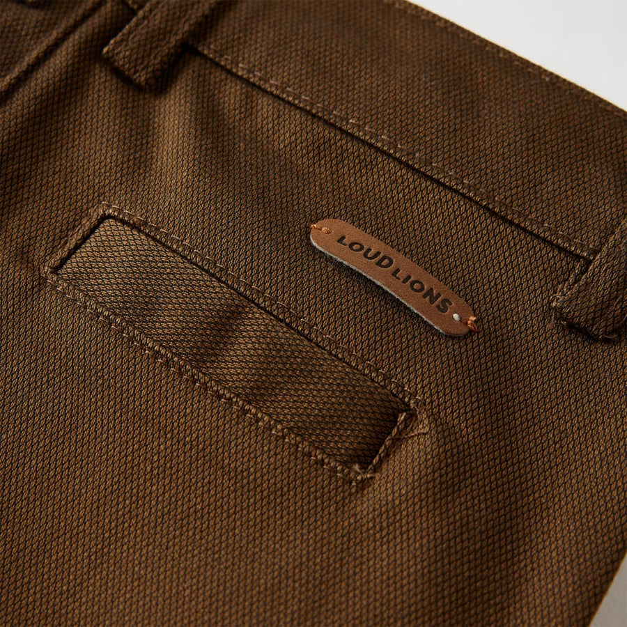 Kinderbroek 128 cognackleurig Cognac 128