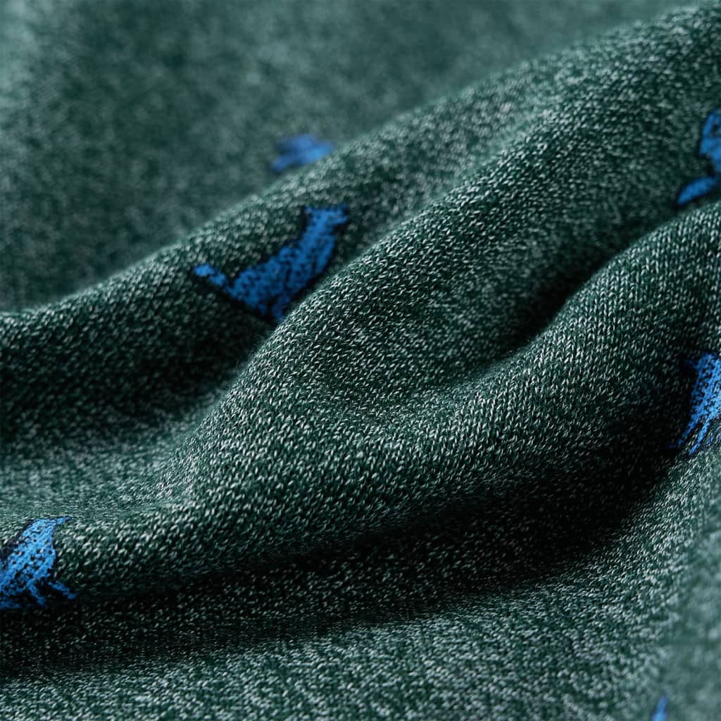 Kindertrui 116 gemêleerd donkergroen 116