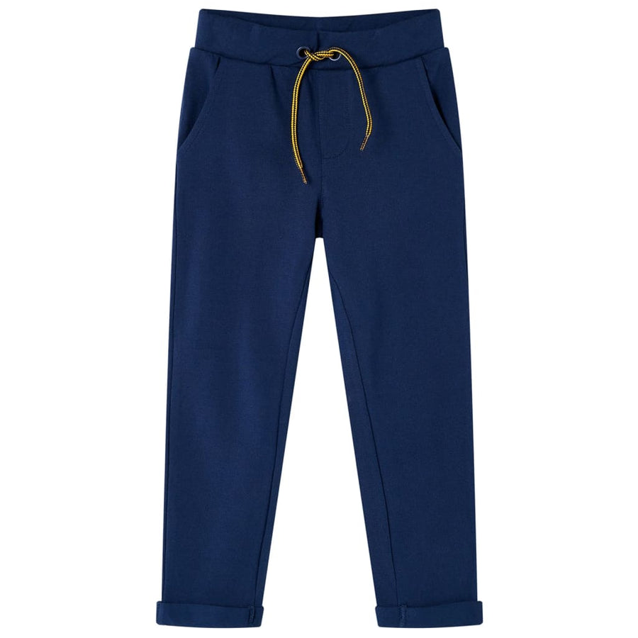 Kinderbroek met trekkoord 92 marineblauw 92