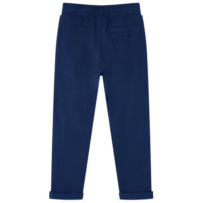 Kinderbroek met trekkoord 92 marineblauw 92