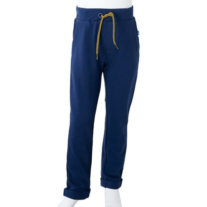 Kinderbroek met trekkoord 92 marineblauw 92
