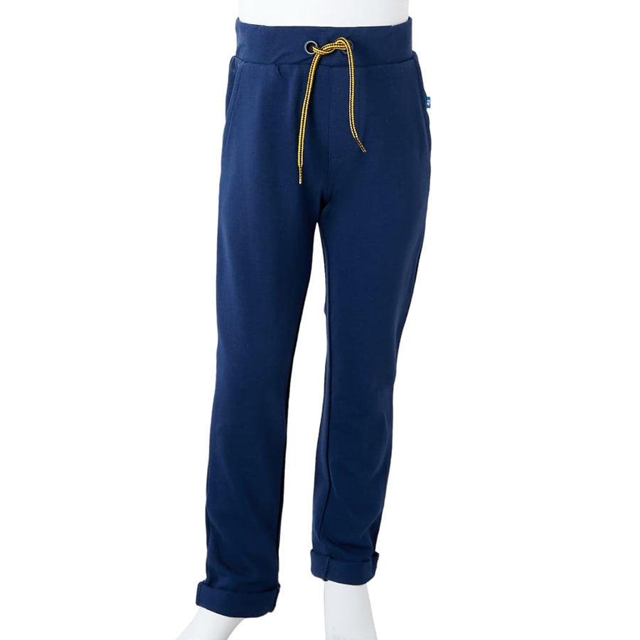 Kinderbroek met trekkoord 92 marineblauw 92