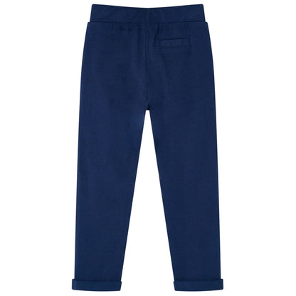 Kinderbroek met trekkoord 104 marineblauw 104