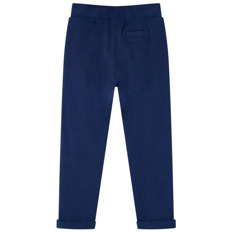 Kinderbroek met trekkoord 104 marineblauw 104