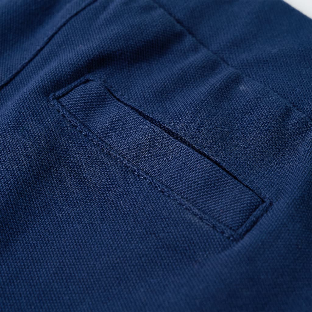 Kinderbroek met trekkoord 104 marineblauw 104