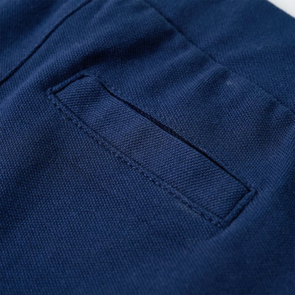 Kinderbroek met trekkoord 104 marineblauw 104