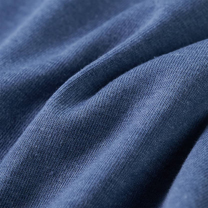 Kindershirt met lange mouwen 140 gemêleerd blauw 140