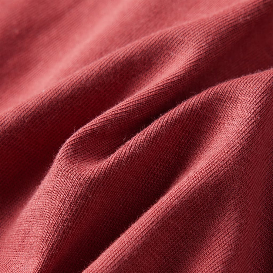 Kindershirt met lange mouwen 140 roodbruin Rood