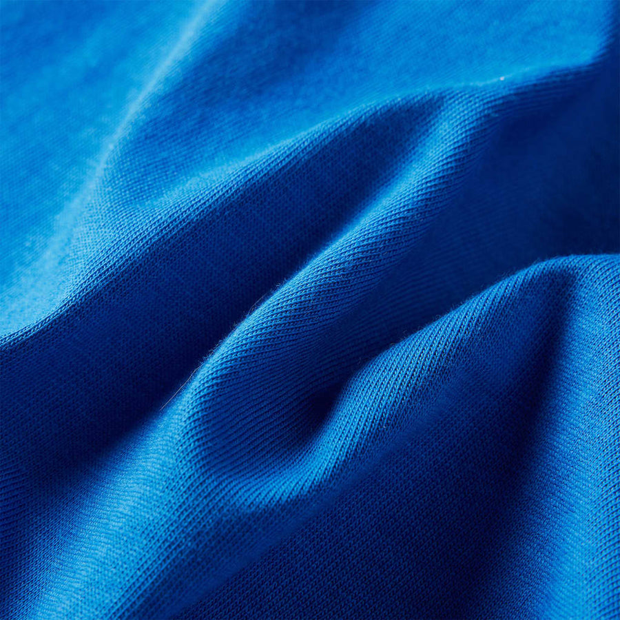Kindershirt met lange mouwen 128 kobaltblauw Blauw 128